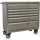 1055 X 460 X 1050mm 11 Drawer Portable Tool Chest Stainless Steel Mobile Storage