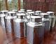 12 Xl Silver Embossed Storage Tins Suitable For Shop Or Home -tea/nuts Etc