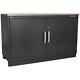 1550mm Heavy Duty Modular Floor Cabinet Two Door Steel Adjustable Shelf