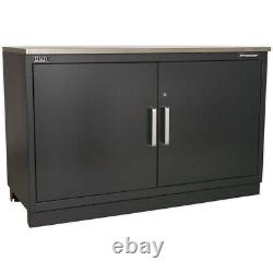 1550mm Heavy Duty Modular Floor Cabinet Two Door Steel Adjustable Shelf