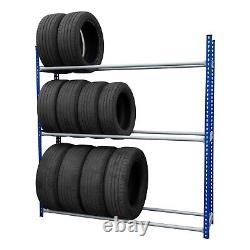 2 Tyre Wheel Racking Shelving Storage Garage Mechanic Workshop Heavy Duty 3 Tier