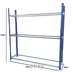 2 Tyre Wheel Racking Shelving Storage Garage Mechanic Workshop Heavy Duty 3 Tier