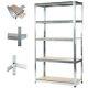 5tier (180cm X 90cm X 60cm) Heavyduty Metal Galvanised Shelving Rack Unit S247