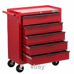5 Drawer Workshop Tools Trolley Steel Chest Box Storage Cabinet