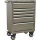 675 X 460 X 1050mm 6 Drawer Portable Tool Chest Stainless Steel Mobile Storage