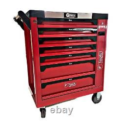 7/6 Drawer with TOOLS ToolBox Storage Trolley Cabinet Chest Carrier Workshop
