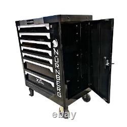 7/6 ToolBox Drawers with TOOLS Storage Trolley Cabinet Workshop Chest Carrie