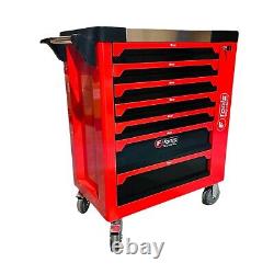 7 Drawer ToolBox with TOOLS Storage Tool Trolley Cabinet Workshop Chest Carrier