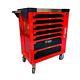 7 Drawer Toolbox With Tools Storage Tool Trolley Cabinet Workshop Chest Carrier