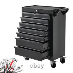 7 Drawers Rolling Tool Chest Tool Storage Cabinet Garage Cart Workshop with Wheels