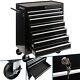 Arebos Roller Tool Cabinet Storage 7 Drawers Toolbox Tool Chest, Trolley Black