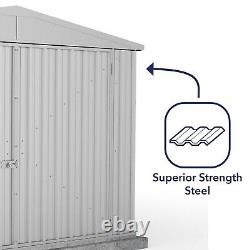 Absco Garden Workshop Shed Metal Utility Workshop Steel Double Door Storage 3m