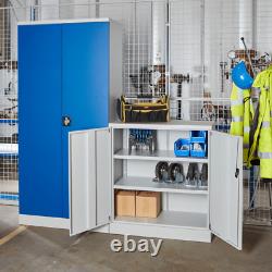 BiGDUG Lockable Steel Workplace Cupboards General Storage Workshop