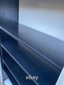 Bisley Tambour Steel Filing Storage Workshop Garage Stable Cabinet Cupboard