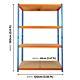 Clearance Racking Garage Storage Workshop Shelves Metal Shelving Unit 120cm Wide