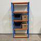 Clearance Warehouse Shelving Garage Storage Workshop Shelves Metal Racking Units