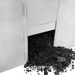 Coal Storage Bunker Galvanised Steel Metal Rust & Rodent Proof Wood Fire