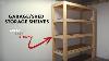 Diy Garage Storage Shelves Shed Shelves Strong Easy And Cheap