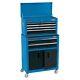 Draper 6 Drawer Roller Cabinet Tool Box Chest Garage Workshop Storage Blue