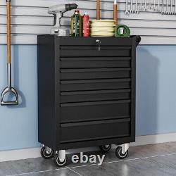 Drawer Tool Storage Cabinet Lockable on Wheel Garage Workshop Toolbox Chest Cart