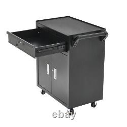 Drawer Tool Storage Cabinet Lockable on Wheel Garage Workshop Toolbox Chest Cart