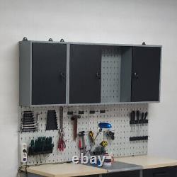 Garage Metal Wall Unit Storage Box Tool Chest Cupboard Workshop Mounted Cabinet