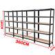 Garage Warehouse Shed Shelving Unit 5 Tier 180cm 150cm Racking Shelf Storage Uk