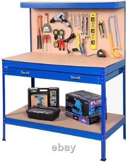 Garage Work Bench Table Large Storage Cabinet Shed Workbench Workshop Station UK