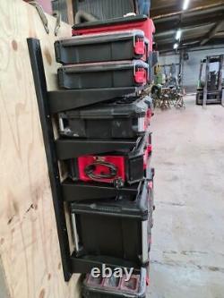 Half Size Packout Storage racking kit for Milwaukee boxes Van/Workshop/shelving