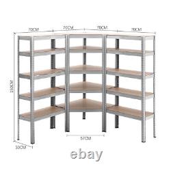 Heavy Duty Individual Bays Galvanised Steel Shelving Boltless Shelf Storage Rack