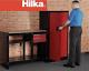 Hilka Work Bench And Tall Cabinet Cupboard Garage Workshop Tool Storage Set