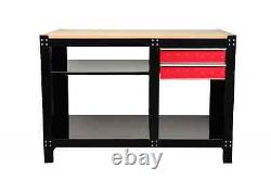 Hilka Work Bench and wall unit chest cabinet garage workshop tool storage set