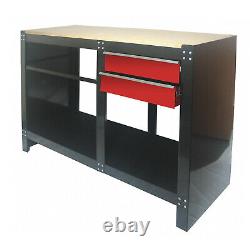Hilka Work Bench garage workshop tool storage desk table workbench with drawers