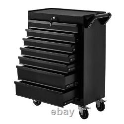 Large Steel Tool Trolley Cabinet with Wheels Workshop Storage Chest Carrier Cart