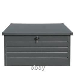 Metal Garden Cupboard Garage Workshop Tool Cabinet File Storage