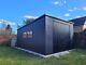 Metal Steel Garage Wood Effect Dark Or Light Oak 3.5m X 5m Shed Storage Workshop