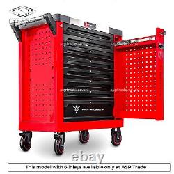 Modular Tool Box Trolley Mobile Cart Workshop Storage Cabinet Chest