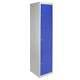 Monster Shop 3 Door Metal Storage Lockers, Blue & Grey Steel Customer Return Uvg