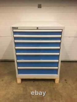 Polstore Workshop / Garage / Industrial Full Extension Storage Cabinet Blue/Grey