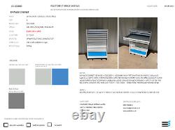 Polstore Workshop / Garage / Industrial Storage Cabinet for Tools & Equipment 1m