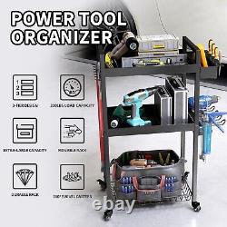 Power Tool Organizer Garage Storage Organization Shelving Tool Holder 3 Tier