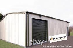 Premier Steel Industrial building workshop, fully Insulated metal storage shed