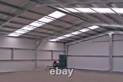 Premier Steel Industrial building workshop, fully Insulated metal storage shed