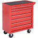 Roller Tool Cabinet Storage Chest Box Garage Workshop 7 Drawers Red