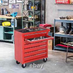 Roller Tool Cabinet Storage Chest Box Garage Workshop 7 Drawers Red