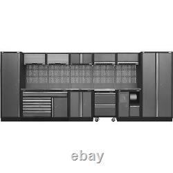 Sealey 4.9m Storage System Modular Wall & 7 Drawer Floor Workshop Cabinet