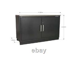 Sealey APMS02 Modular Floor Cabinet 2 Door 1550mm Heavy-Duty Storage Workshop