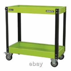 Sealey CX109HV Workshop Garage Tool Parts Storage Trolley Paddock Cart 2 Level
