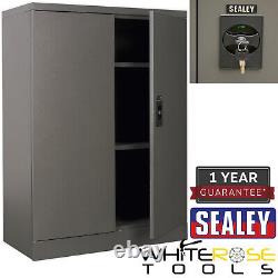 Sealey Floor Cabinet 2 Shelf 2 Door Storage Garage Workshop