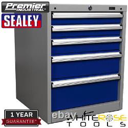 Sealey Industrial Cabinet 5 Drawer Premier Storage Garage Workshop